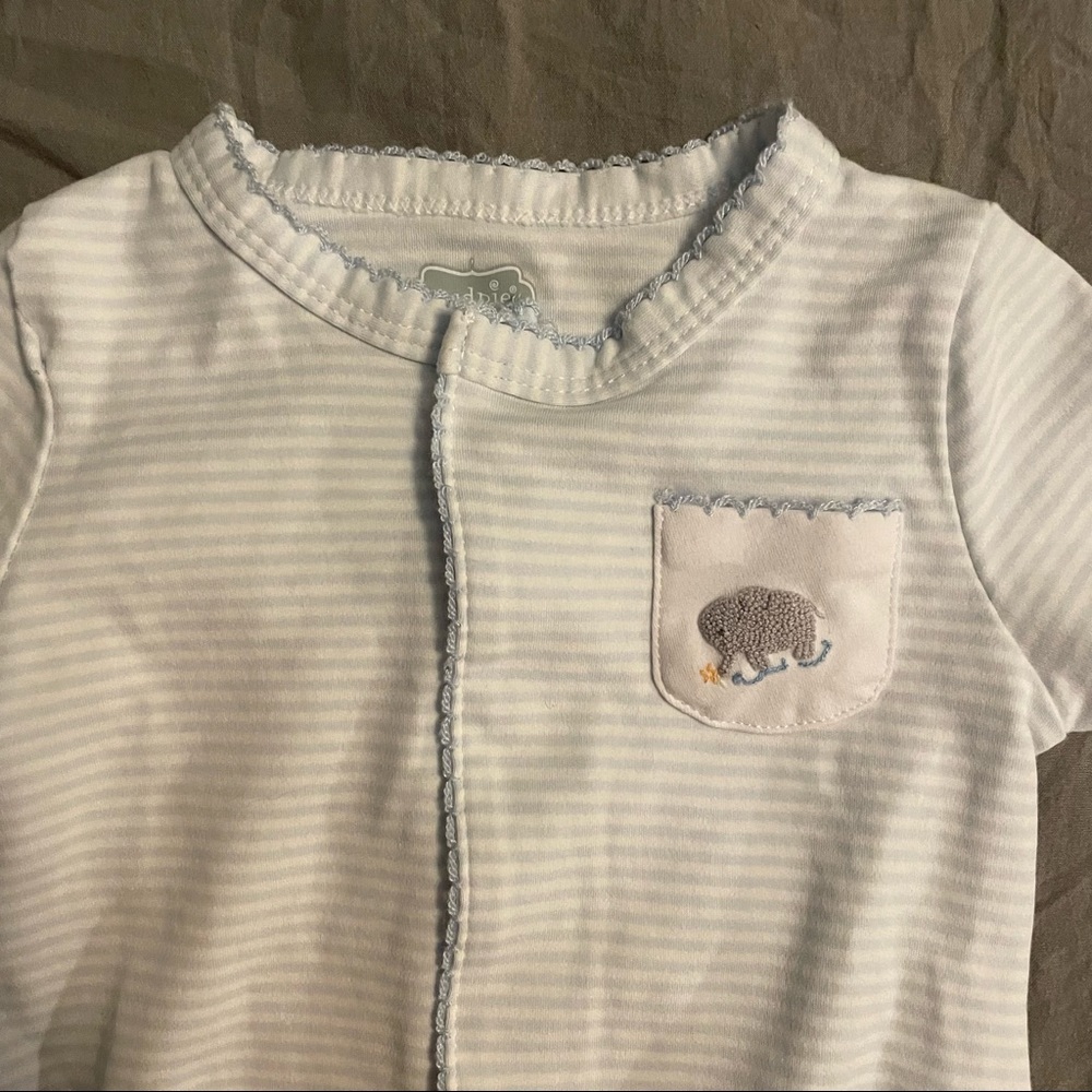 Like new Mud Pie footie/sleeper